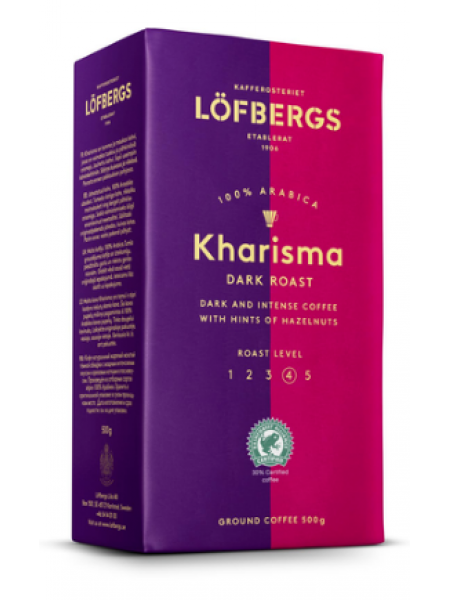 Молотый кофе Löfbergs Kharisma 4/5 500г