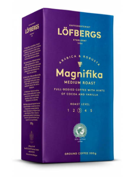 Молотый кофе Löfbergs Magnifika 500г