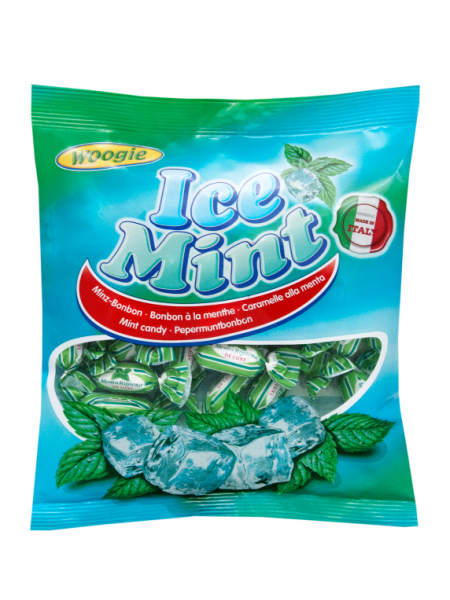 Карамель Woogie Ice Mints 250г мятная