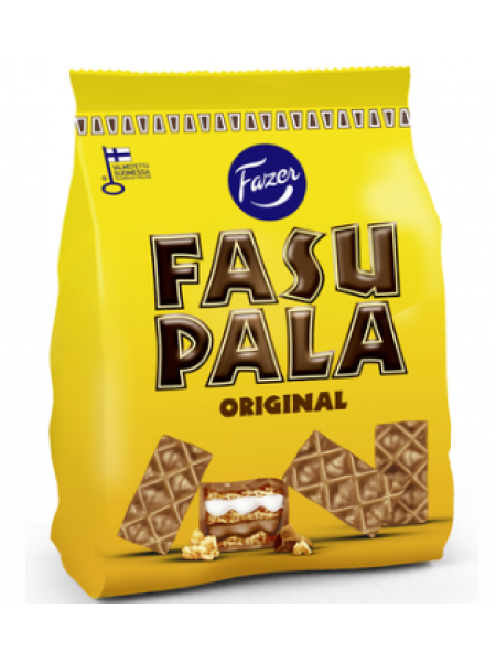 Вафли Fazer Fasupala Original 215г с молочным шоколадом (42%)