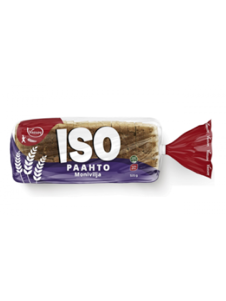 Мультизерновой хлеб Vaasan ISO Paahto Monivilja 525г
