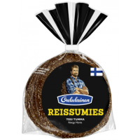 Цельнозерновой хлеб Oululainen Reissumies Tosi Tumma Täysjyväruisleipä 280 г 4шт 