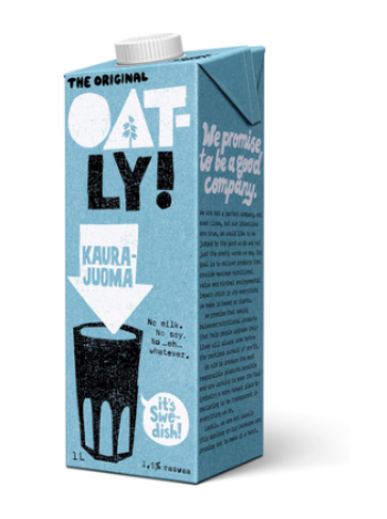 Молоко овсяное Oatly Kaurajuoma 1л жирность 1,5%
