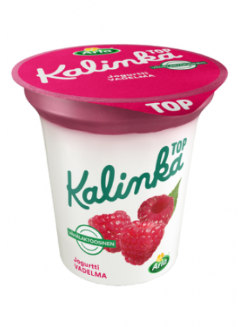 Йогурт Arla Kalinka Top vadelma jogurtti 150г малина