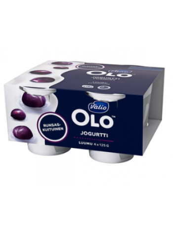 Йогурт Valio Olo Jogurtti 4x125г слива без лактозы
