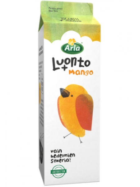 Йогурт Arla Luonto+ Mango без лактозы манго 1 кг