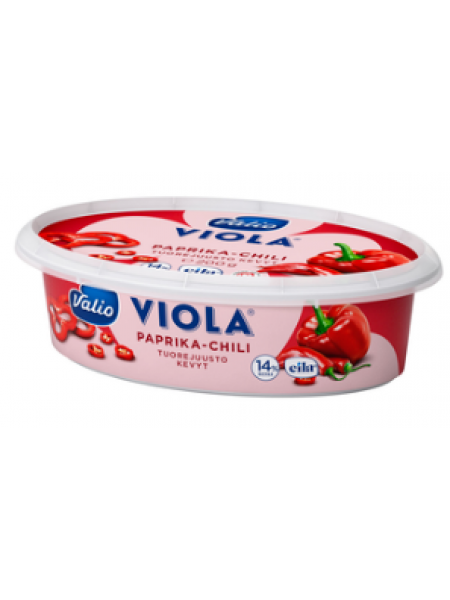 Сыр Виола без лактозы Viola paprika-chili 200г с паприкой и чили