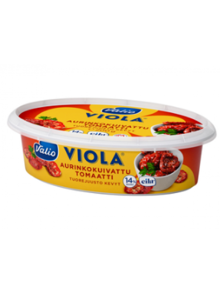 Сыр Валио Viola aurinkokuivattu tomaatti 200г сливочный сыр из вяленых томатов безлактозный
