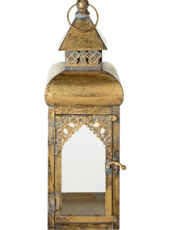 Декоративный фонарь House Tangier Lyhty Antiikki Kulta 36 см Античное Золото