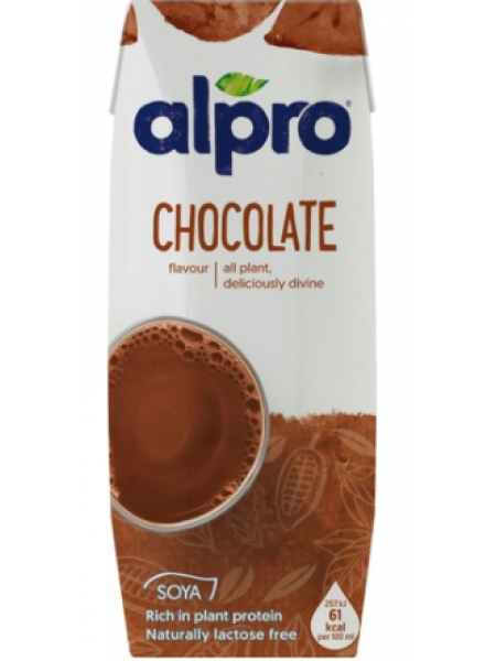 Соевый напиток Alpro Soijajuoma suklaa 250мл шоколадный