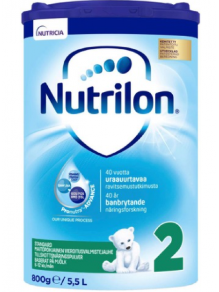 Детоксикационный порошок на основе молока Nutrilon Standard 2 с 6-12 месяцев 800 г 