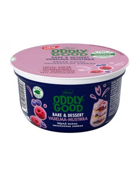 Овсяный йогурт Valio Oddlygood Bake & Dessert 200 G Raspberry & Blueberry 200 г Малина и черника