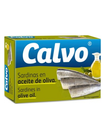 Сардины в оливковом масле Calvo Sardiini Oliiviöljyssä 120/84г