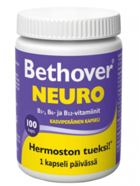 Витамины группы B (B1, B6, B12) для поддержки нервной системы Bethover Neuro 100 таб 