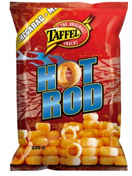 Ароматизированные картофельные кольца Taffel Hot Rod 235г