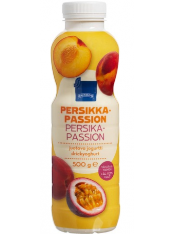 Питьевой йогурт Rainbow Persikka-Passion 500г персик маракуйя