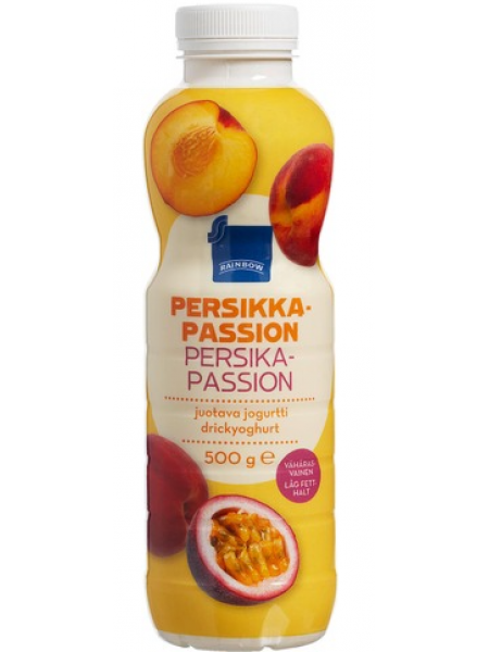 Питьевой йогурт Rainbow Persikka-Passion 500г персик маракуйя