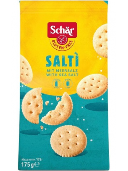 Печенье крекеры Schär Salti 175г без глютена