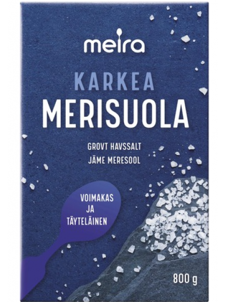 Морская соль Meira Merisuola Karkea грубого помола 800 г