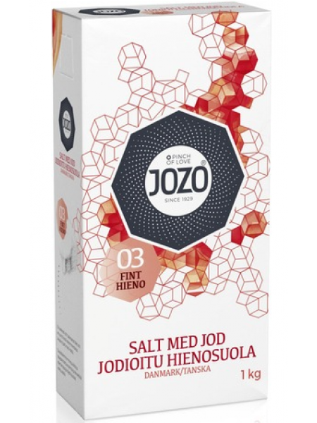 Мелкая йодированная соль Jozo Hieno Suola Jodioitu 1кг