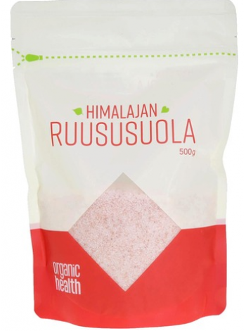 Соль с гималайской розой Organic Health Himalajan Ruususuola Hieno 500г