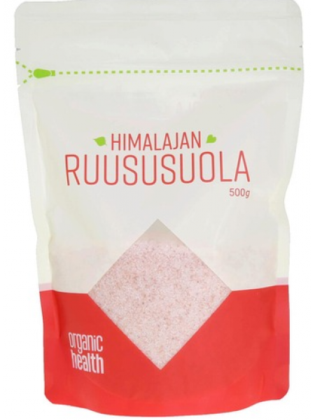 Соль с гималайской розой Organic Health Himalajan Ruususuola Hieno 500г