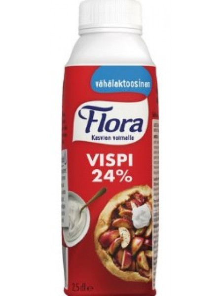 Cливки Flora Vispi 24% 250мл