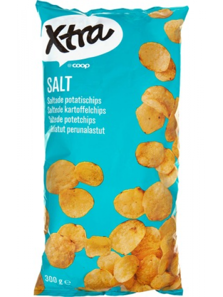 Соленые картофельные чипсы Xtra 250г