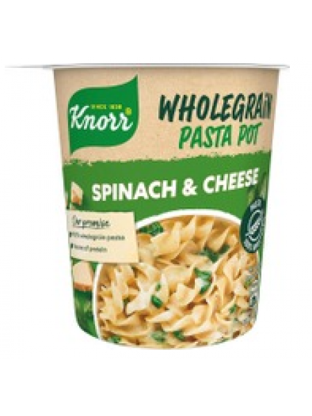 Паста шпинат и сыр Knorr Snack Pot Spinach & Cheese 60г