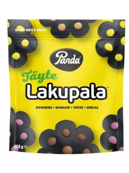 Конфеты с лакрицей Panda Lakupala Täytelakritsi 250г