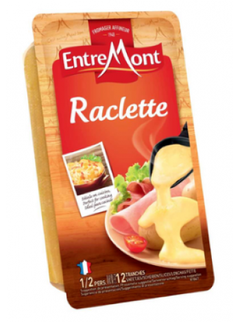 Сыр Entremont Raclette 250г в нарезке