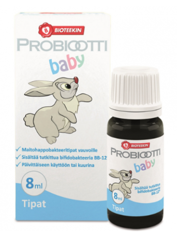 Пробиотик с  молочнокислыми бифидобактериями в каплях PROBIOOTTIPLUS BABY TIPAT 8 мл 