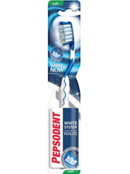 Зубная щетка Pepsodent White System мягкая