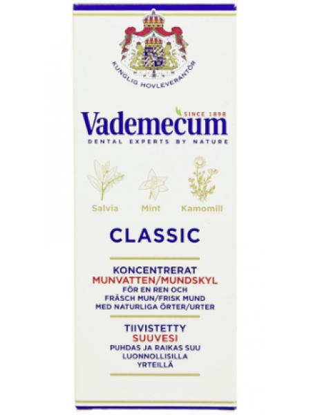 Классическая жидкость для полоскания рта Vademecum 75 мл