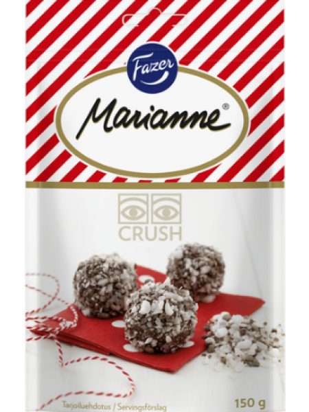 Шоколадные шарики из мяты перечной для десертов и выпечки Fazer Marianne Crush 150 г  