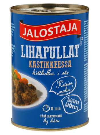 Фрикадельки в соусе Jalostaja Lihapullat Kastikkeessa 400 г ж/б