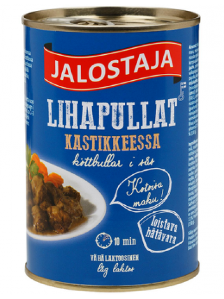 Фрикадельки в соусе Jalostaja Lihapullat Kastikkeessa 400 г ж/б