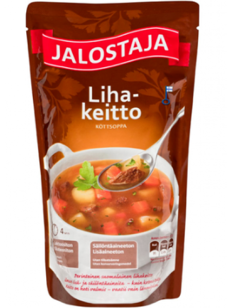 Готовый мясной суп Jalostaja Lihakeitto 550 мл