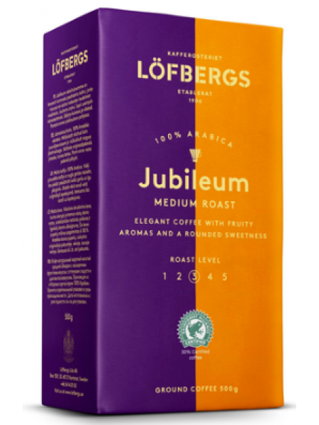 Кофе молотый Löfbergs Jubileum 500г