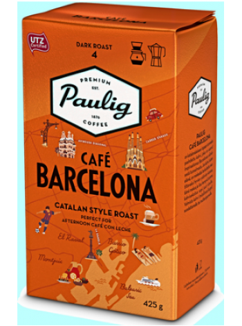 Молотый кофе Paulig Barcelona UTZ 425г