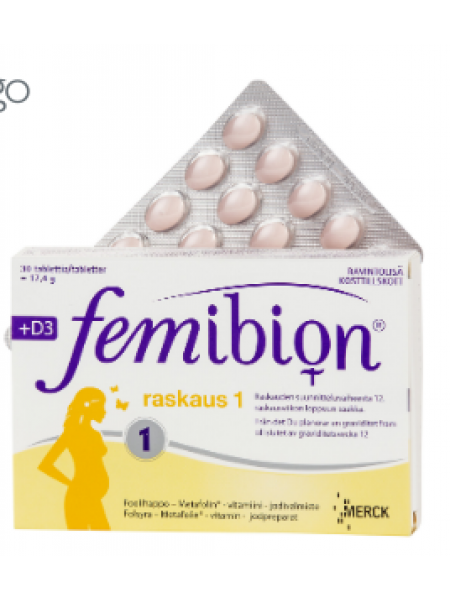 Универсальный витаминный препарат для планирующих беременность и первые недели беременности FEMIBION RASKAUS 1 28шт