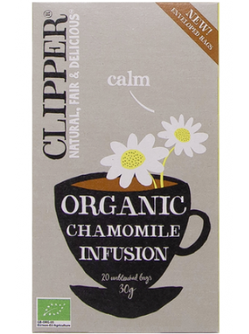 Чай в пакетиках Clipper органический травяной ромашка 20 шт