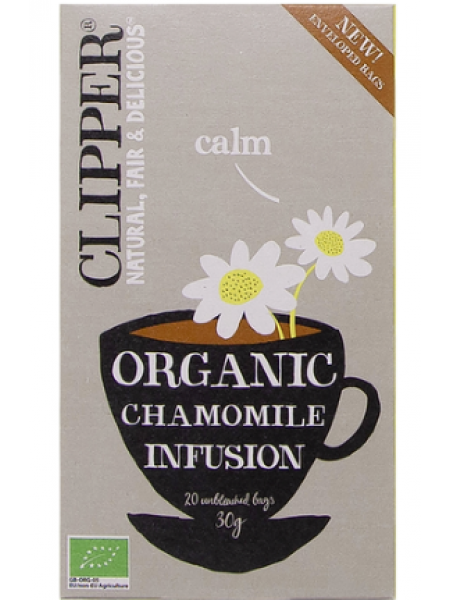 Чай в пакетиках Clipper органический травяной ромашка 20 шт