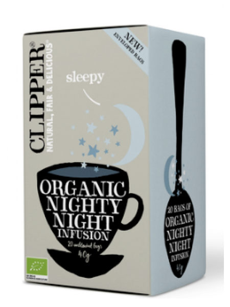 Чай в пакетиках Clipper органический травяной ночной 20шт