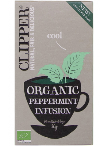Чай в пакетиках Clipper органический травяной мята перечная 20 шт