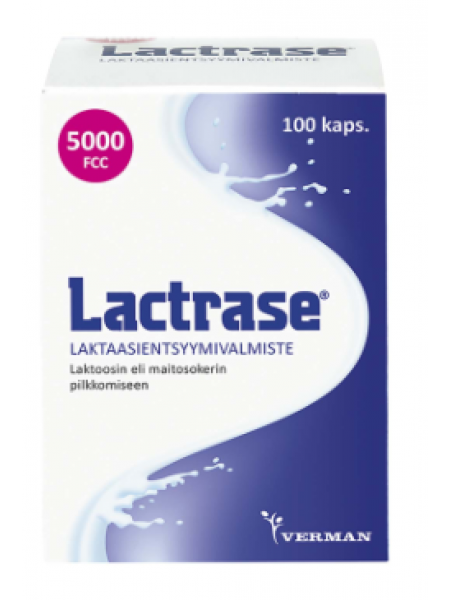 Препарат с ферментом лактаза LACTRASE 100 шт