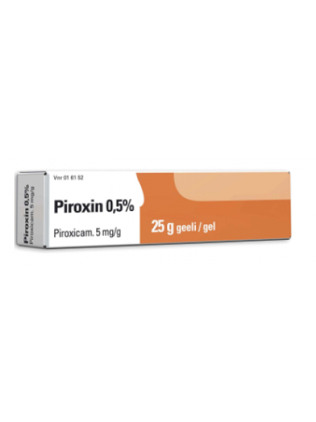 Гель для лечения ревматизма и ревматических симптомов PIROXIN GEELI 0,5% 25г