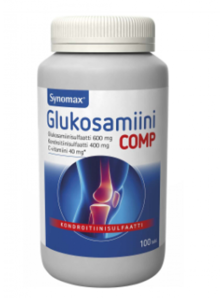 Препарат для поддержки состояния суставов SYNOMAX GLUKOSAMIINI COMP 100шт