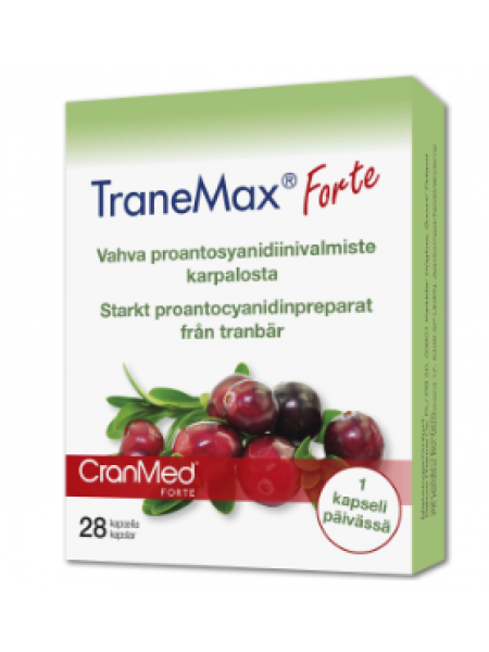 Пищевая добавка с экстрактом клюквы и проантоцианидинов TraneMax Forte 28 шт