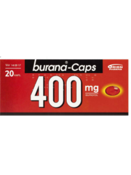 Обезболивающие капсулы BURANA-CAPS 400мг 20шт